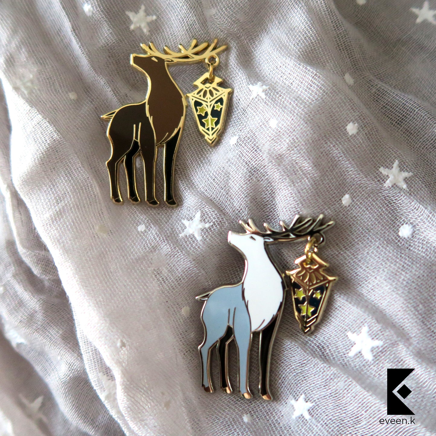Deer Star Carrier Enamel Pin