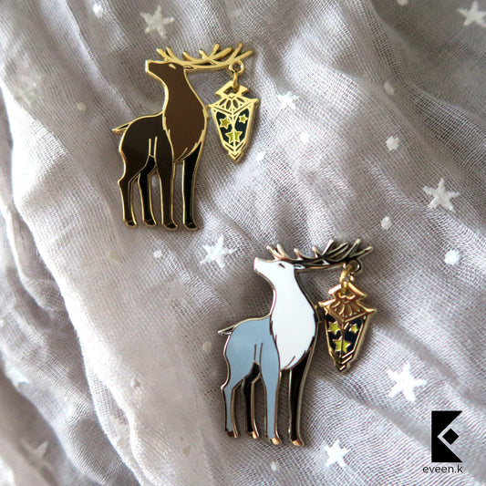 Deer Star Carrier Enamel Pin