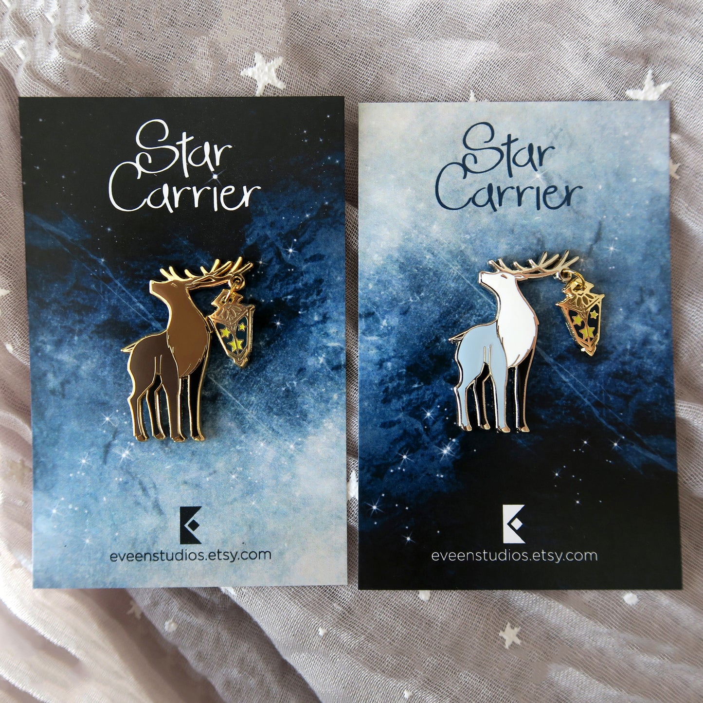 Deer Star Carrier Enamel Pin