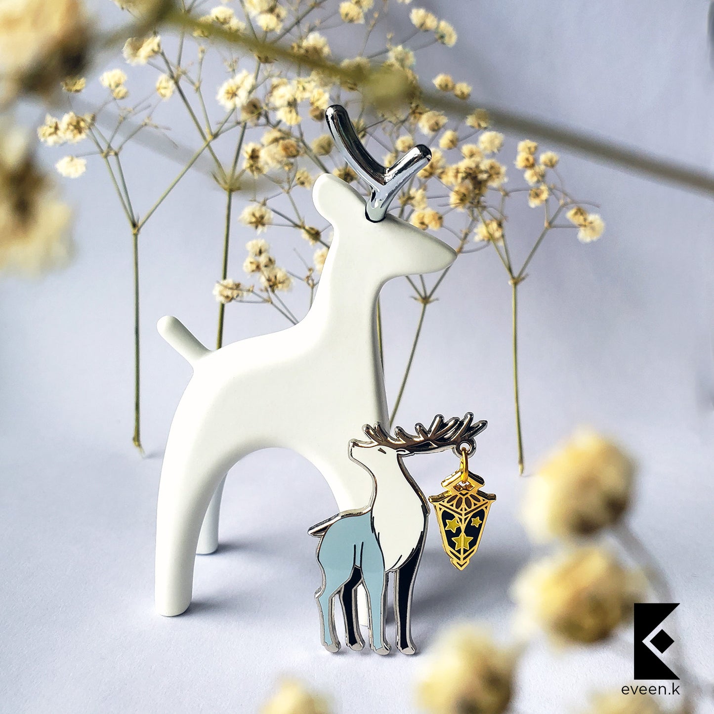 Deer Star Carrier Enamel Pin