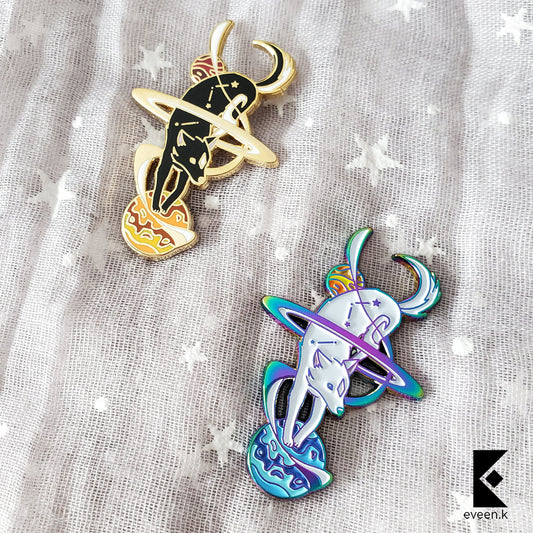 Dog Celestial Companion Enamel Pin