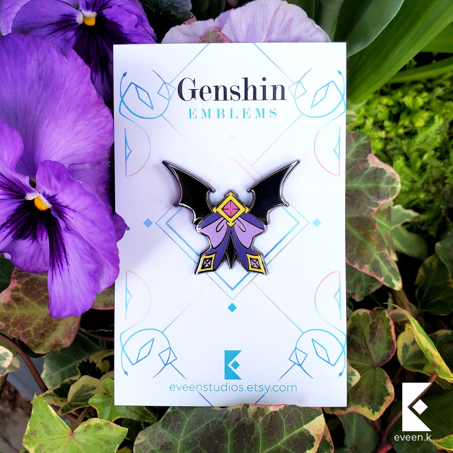 Fischl Genshin Emblem Pin