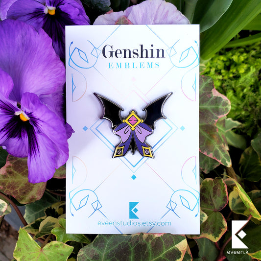 Fischl Genshin Emblem Pin