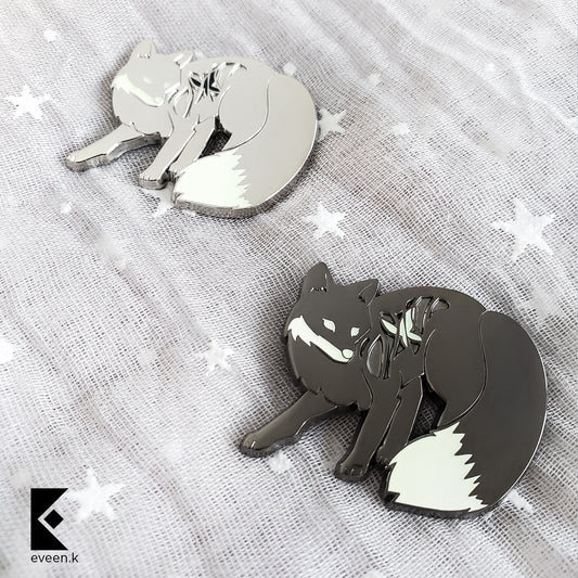 Fox Dream Eater Enamel Pin