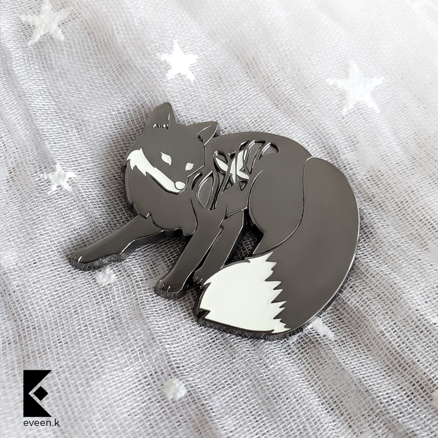 Fox Dream Eater Enamel Pin