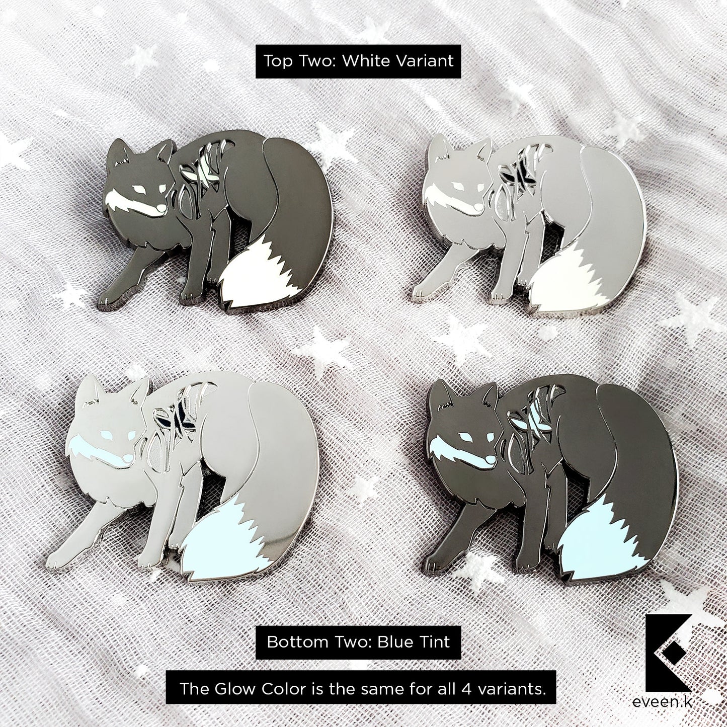Fox Dream Eater Enamel Pin