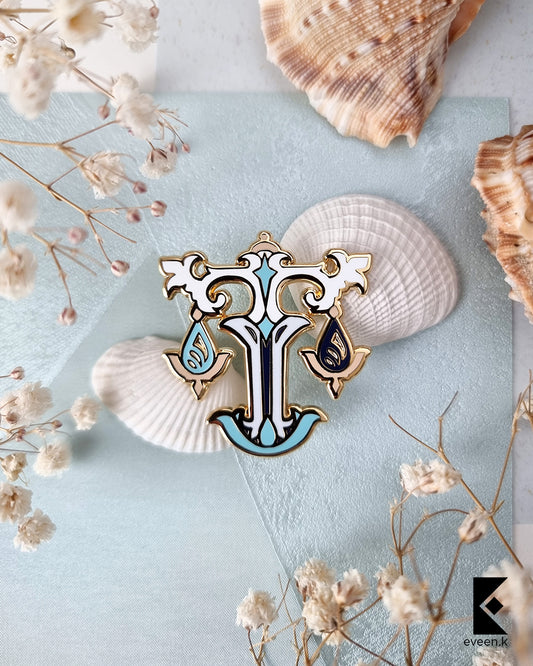 Furina Genshin Emblem Pin