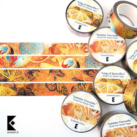 Yoimiya, Summer Gold Foil Washi Tape