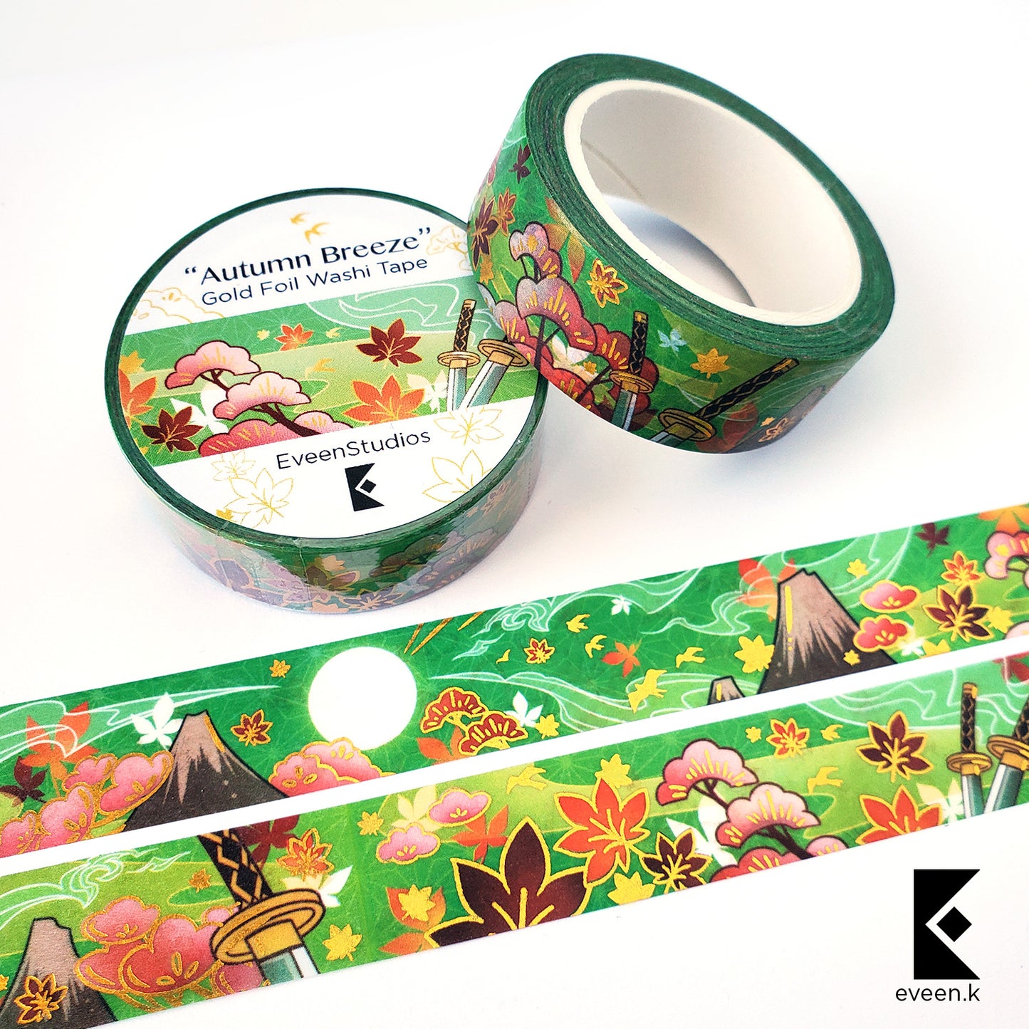 Kazuha Kaedera, Autumn Gold Foil Washi Tape