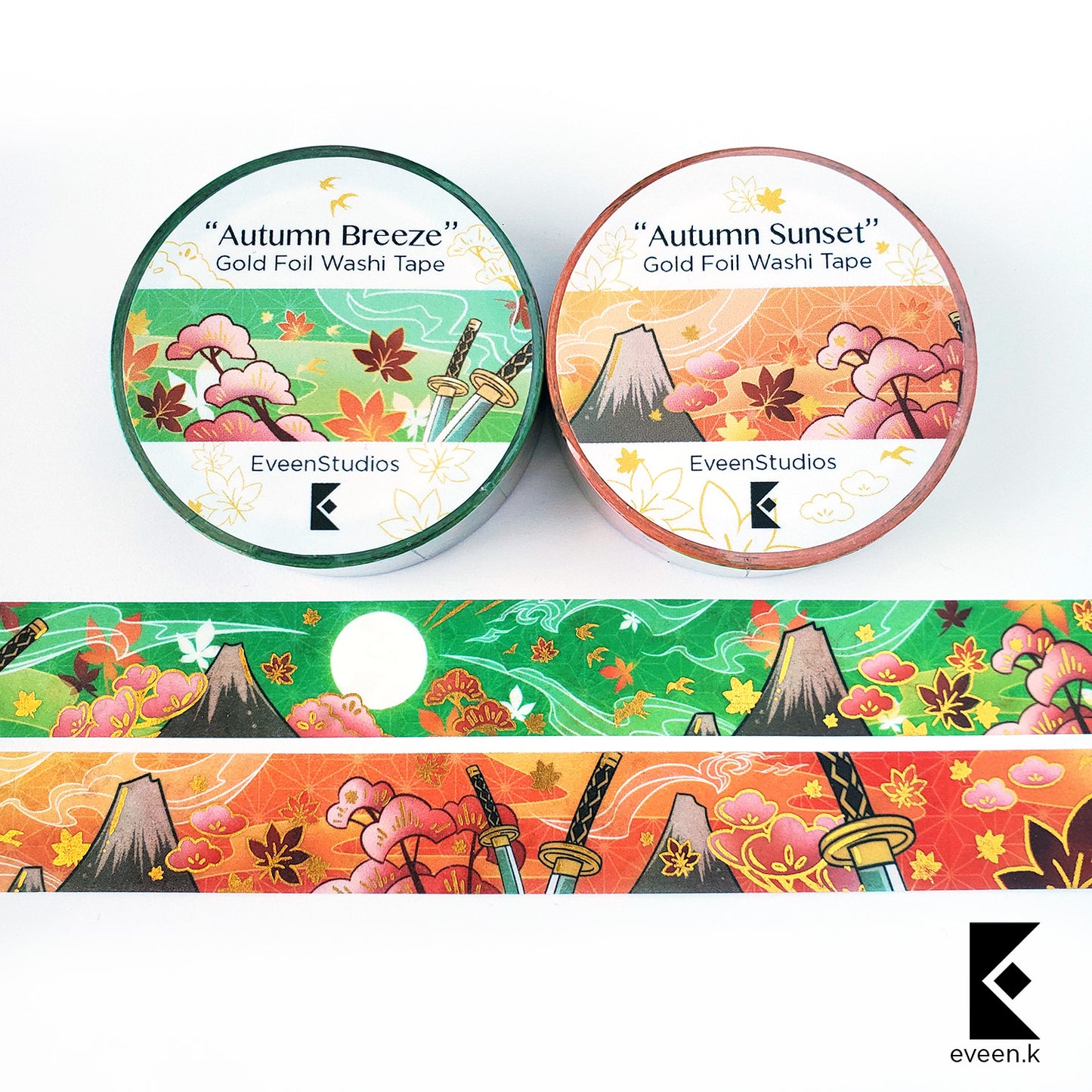 Kazuha Kaedera, Autumn Gold Foil Washi Tape