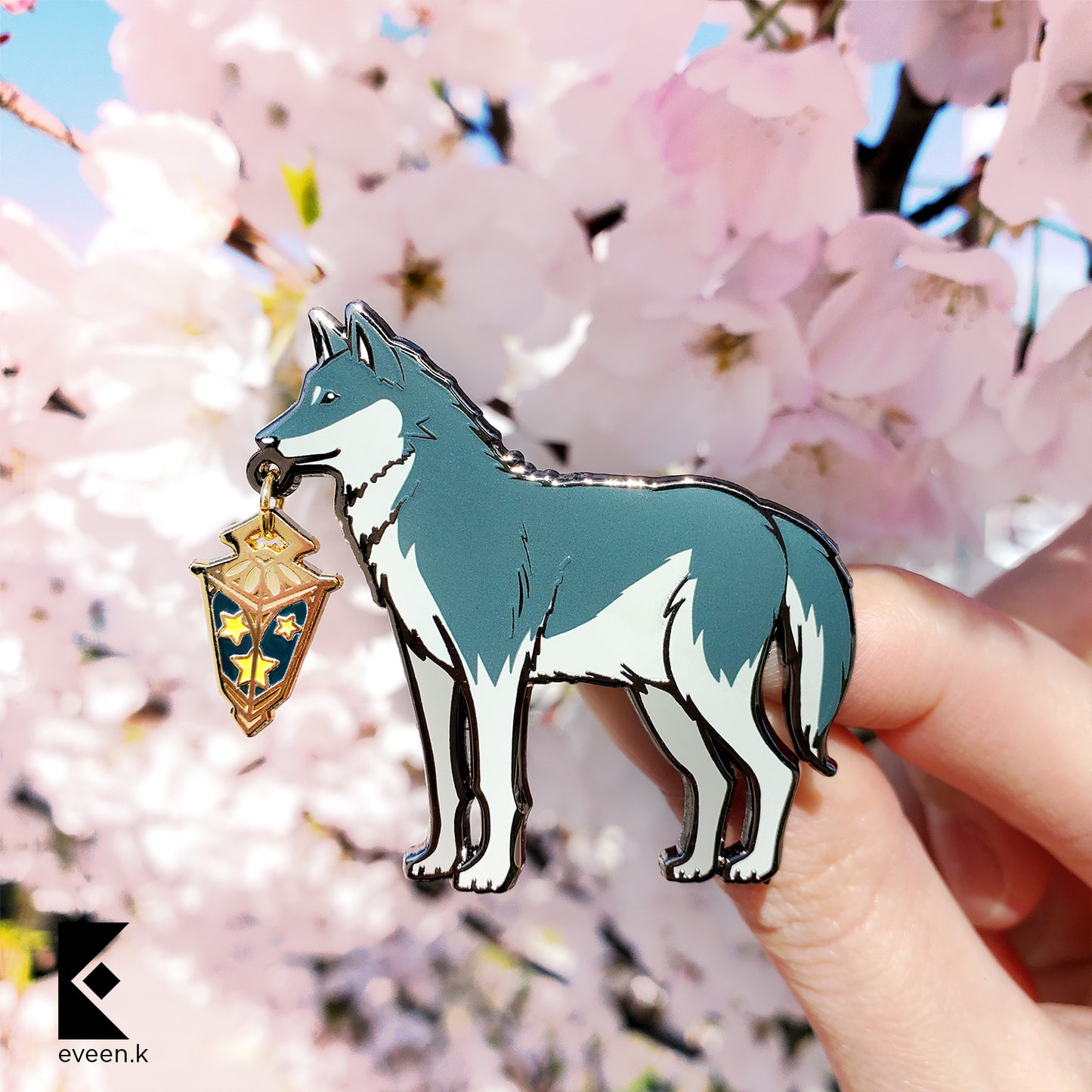 Wolf Star Carrier Enamel Pin