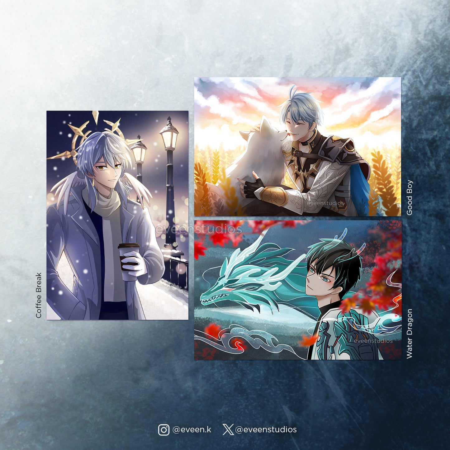 Honkai Men Prints