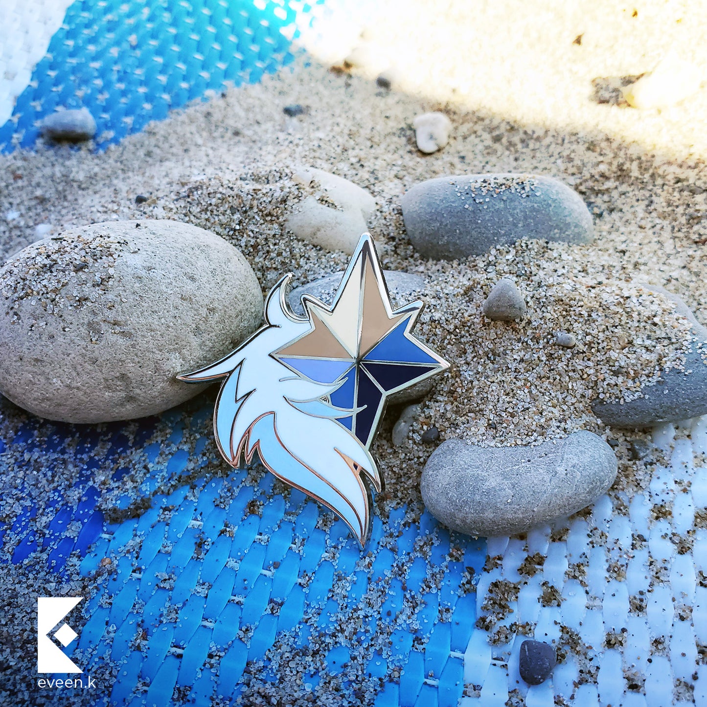 Kaeya Genshin Emblem Pin