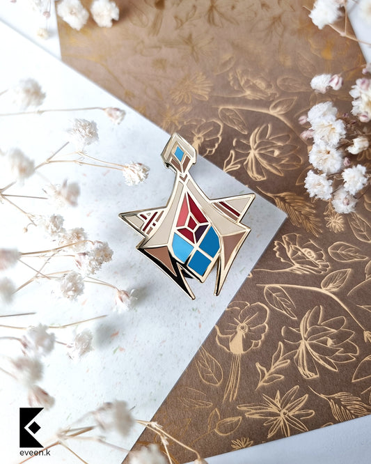 Kaveh Genshin Emblem Pin