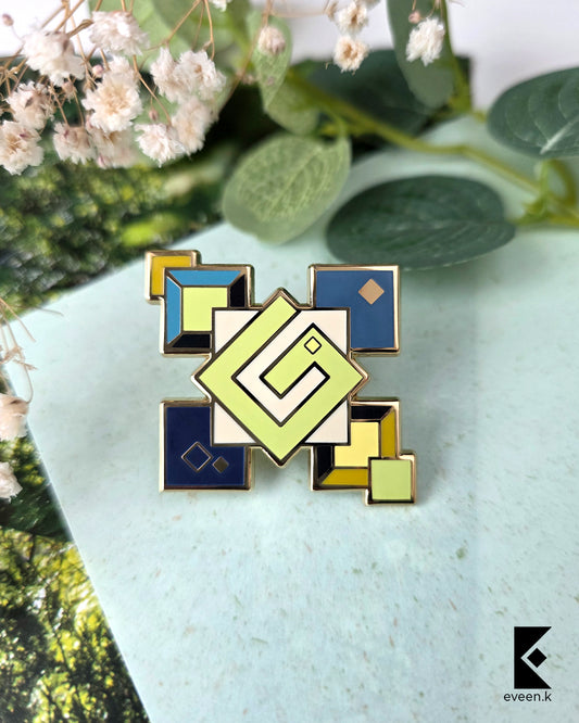 Kinich Genshin Emblem Pin