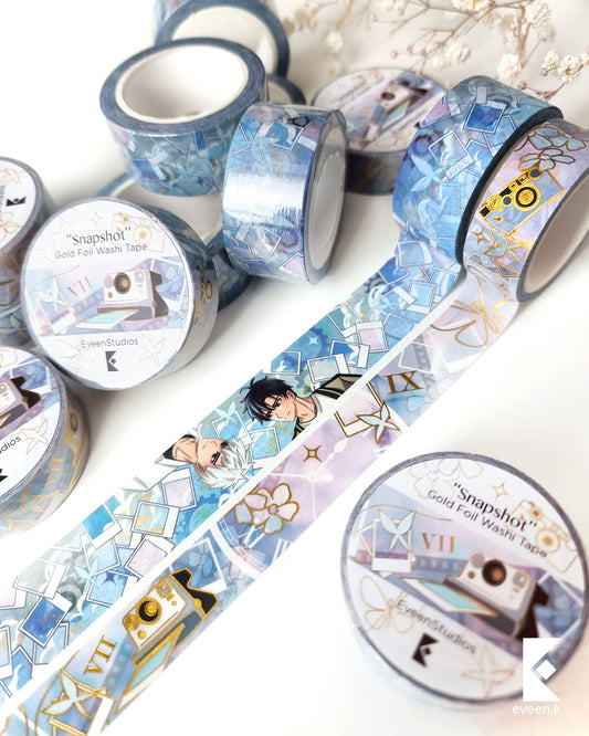 Link Click Snapshot, Gold Foil Washi Tape