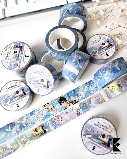 Link Click Snapshot, Gold Foil Washi Tape