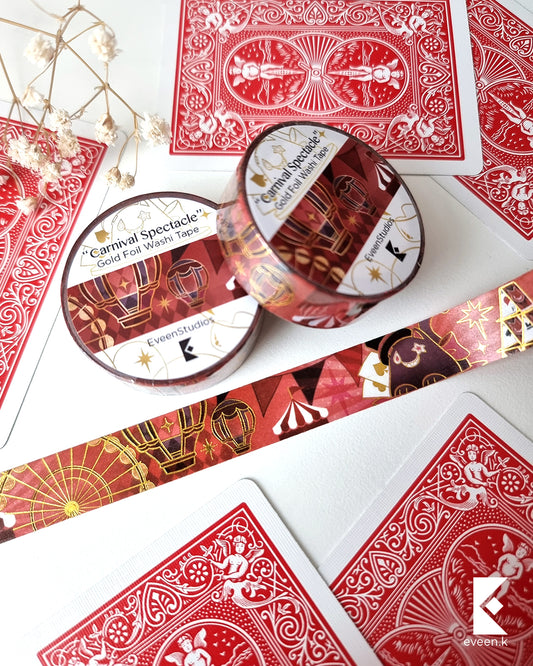 Lyney, Carnival Spectacle Gold Foil Washi Tape