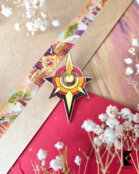 Mavuika Genshin Emblem Pin