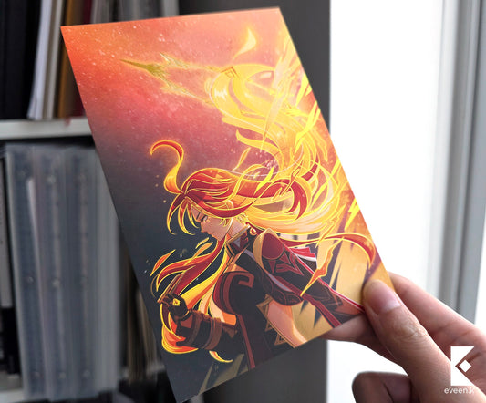 Gold Foil Mavuika Print