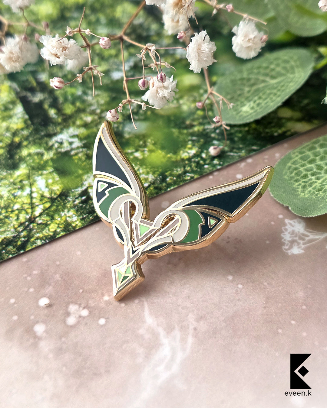 Nefer Genshin Emblem Pin