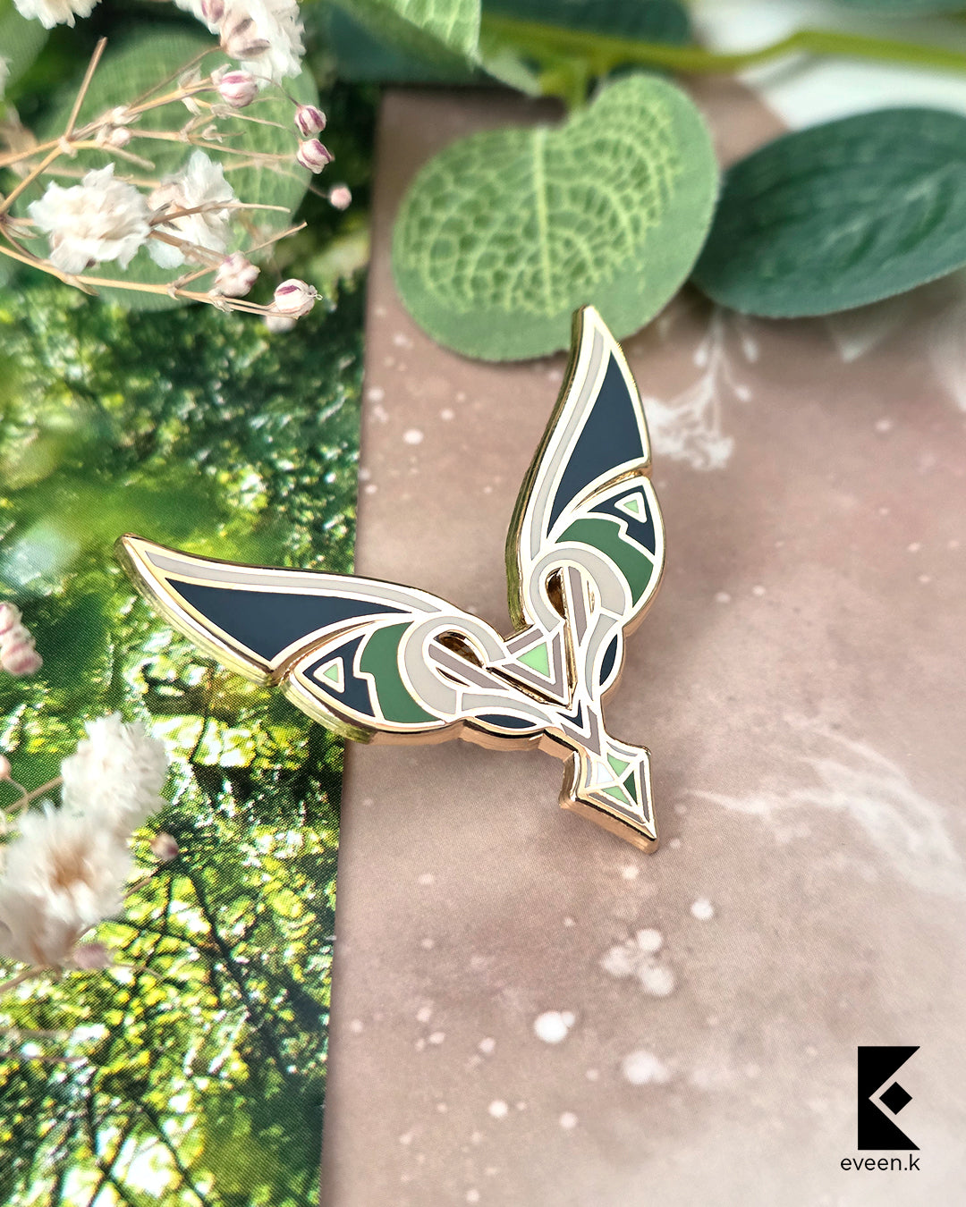 Nefer Genshin Emblem Pin