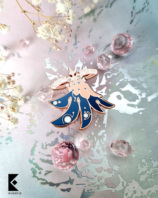 Paimon Genshin Emblem Pin