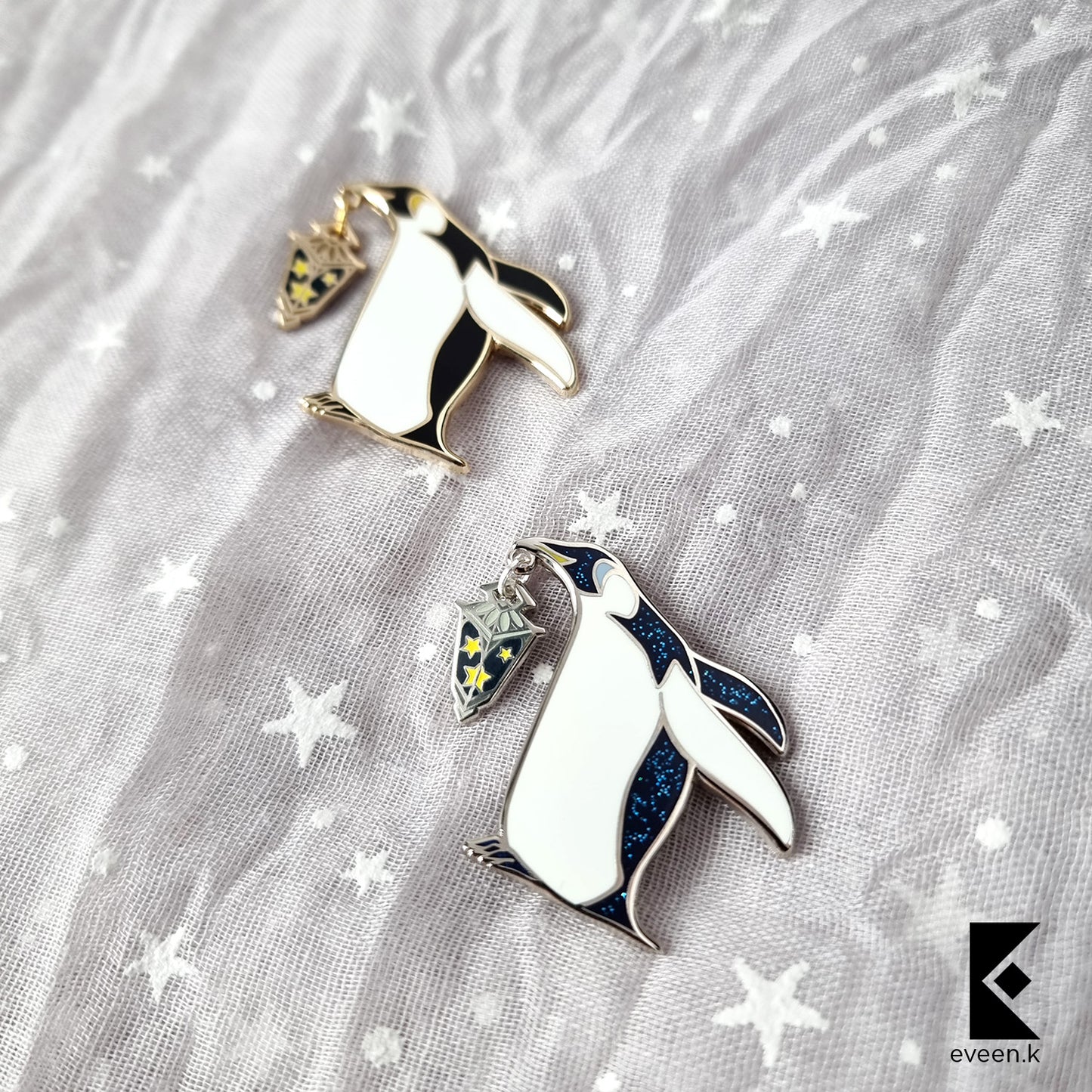 Penguin Star Carrier Enamel Pin
