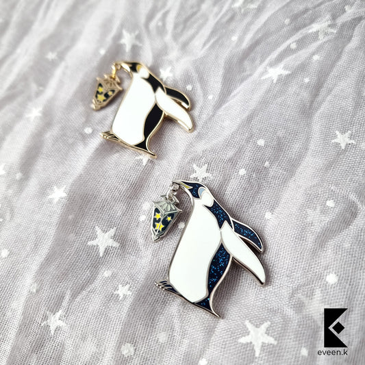 Penguin Star Carrier Enamel Pin