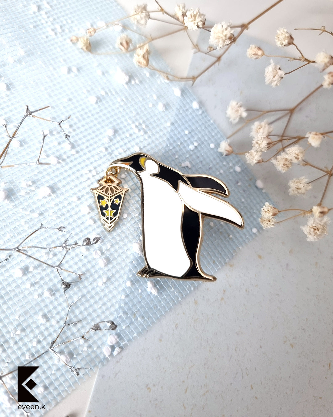 Penguin Star Carrier Enamel Pin