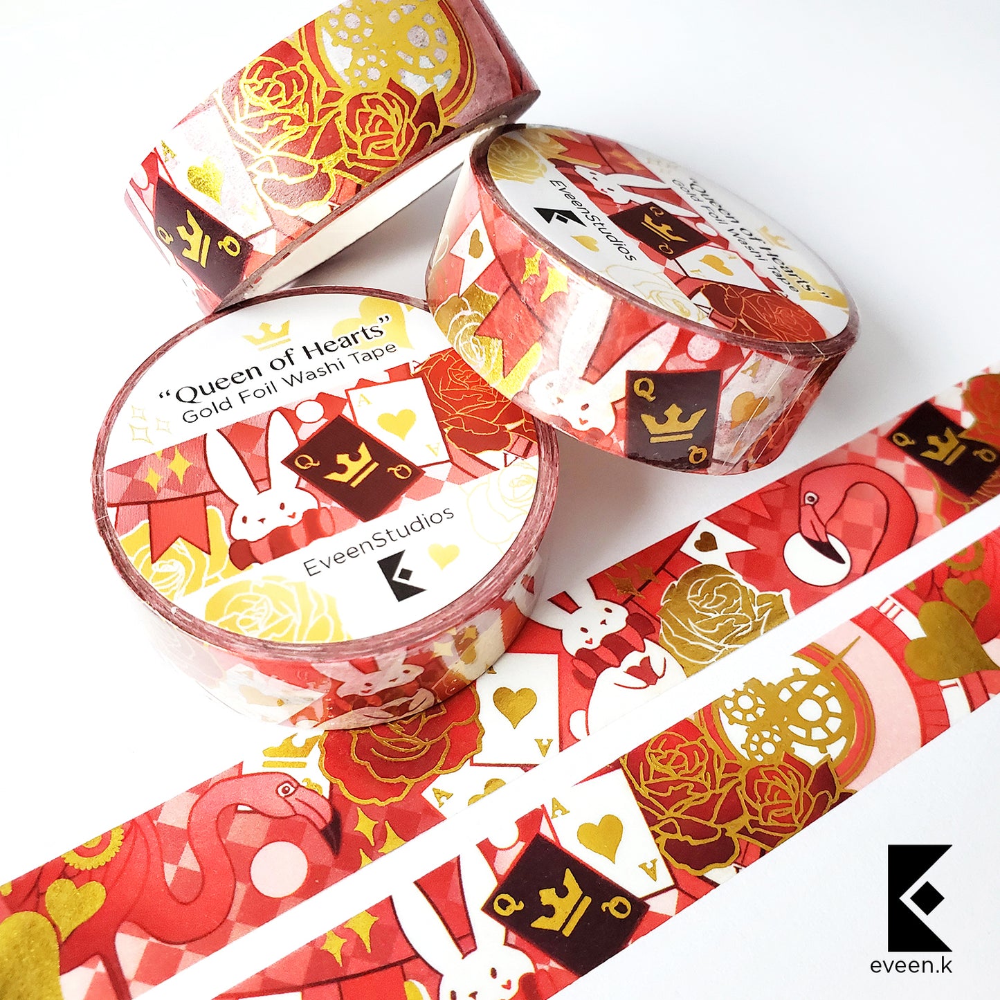 Alice in Wonderland, Foil Washi Tape