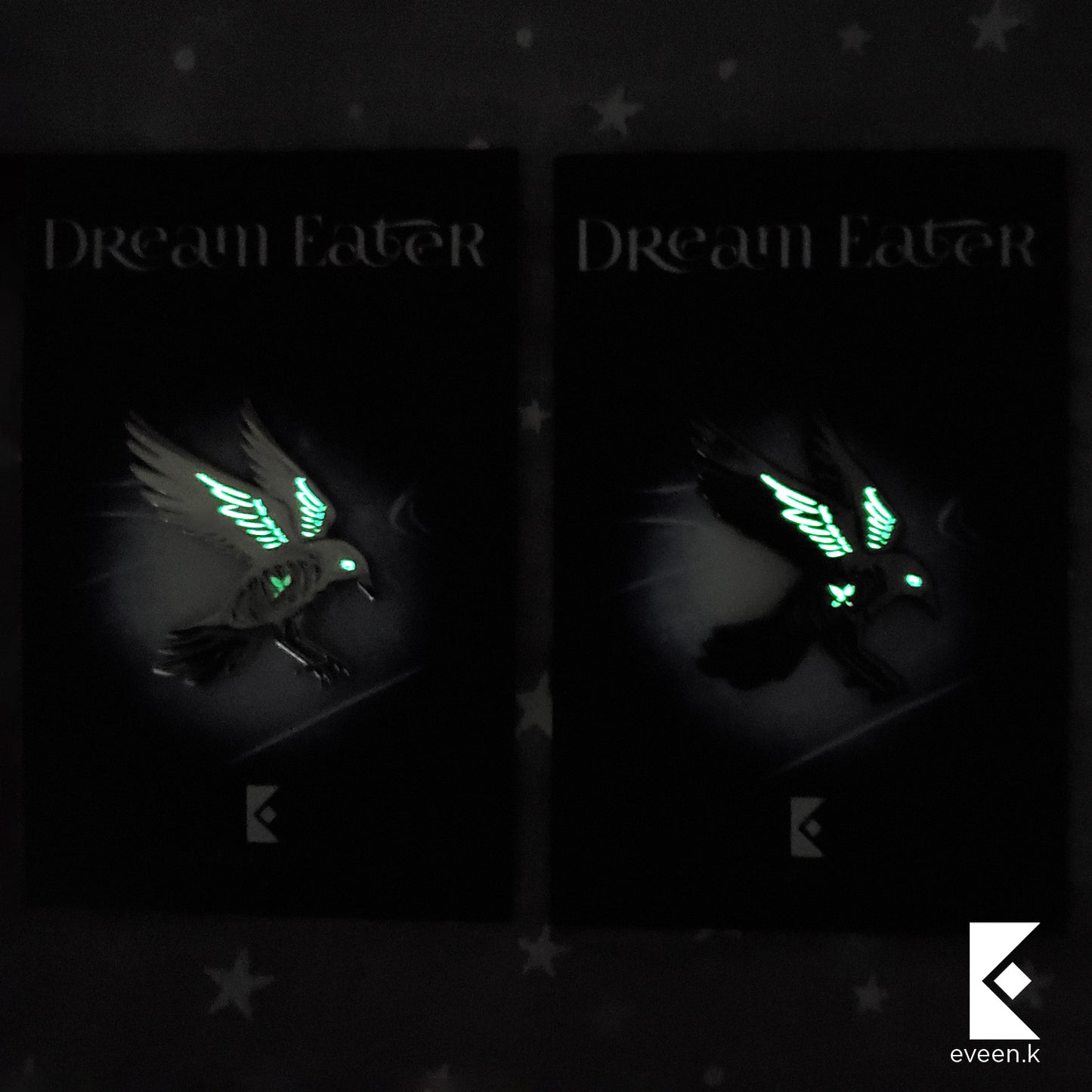 Raven Dream Eater Enamel Pin