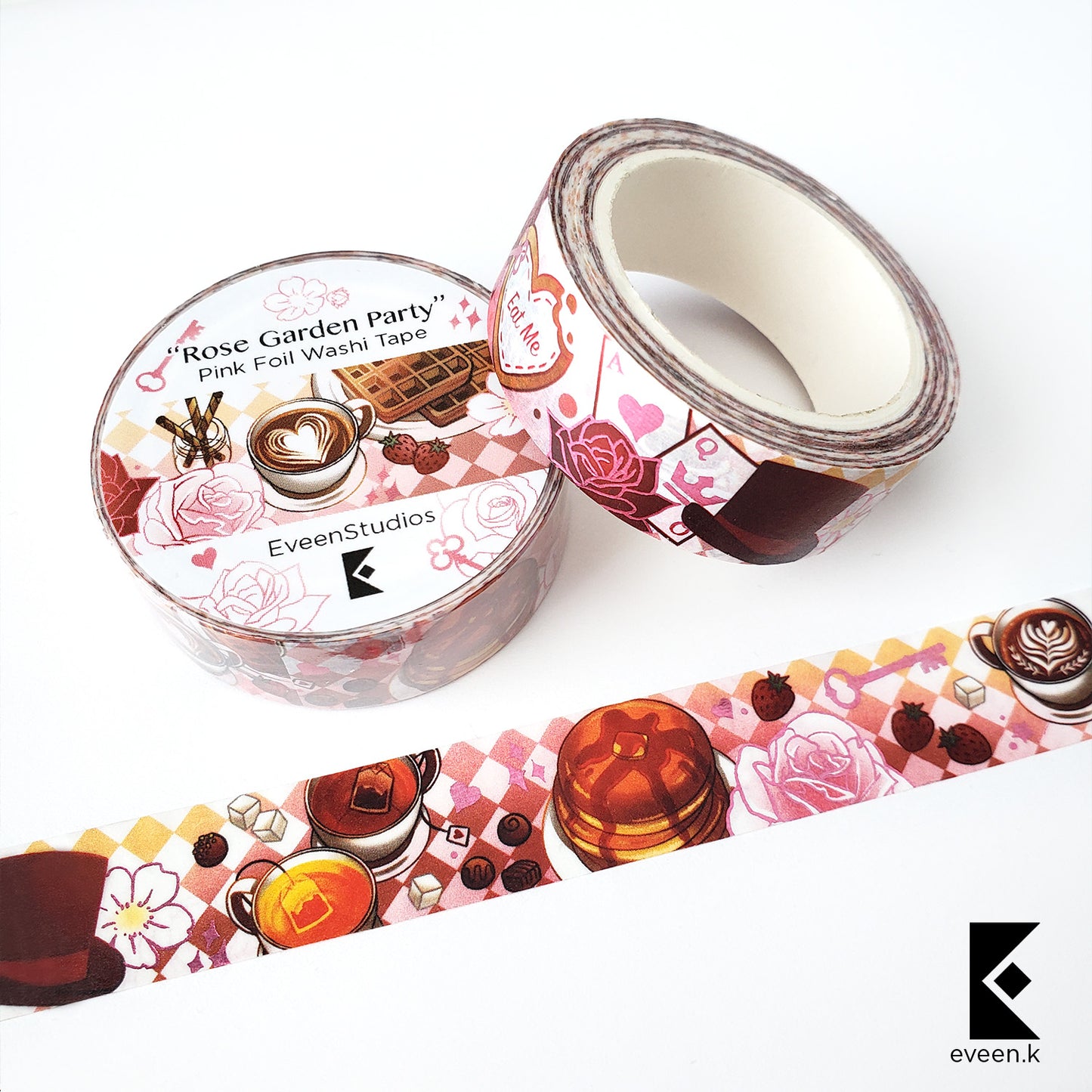Alice in Wonderland, Foil Washi Tape