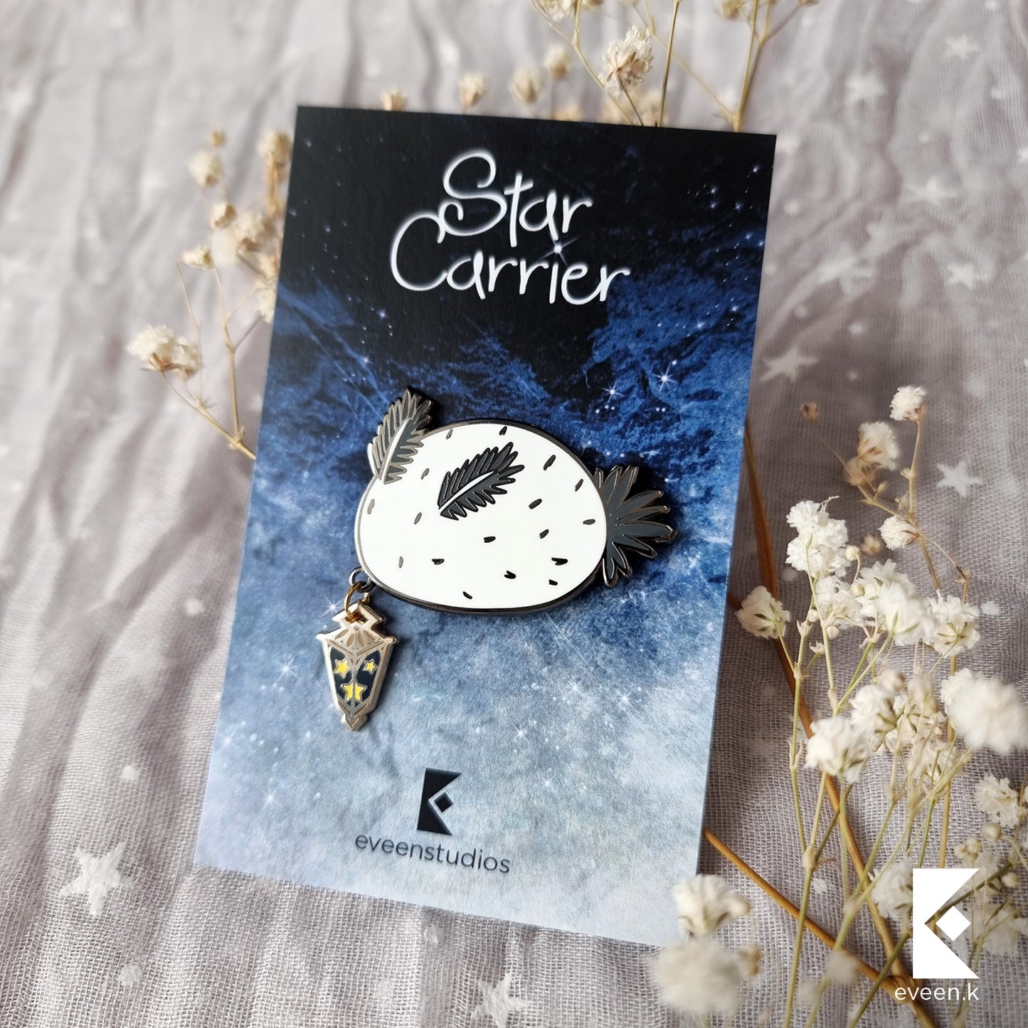 Sea Bunny Star Carrier Enamel Pin