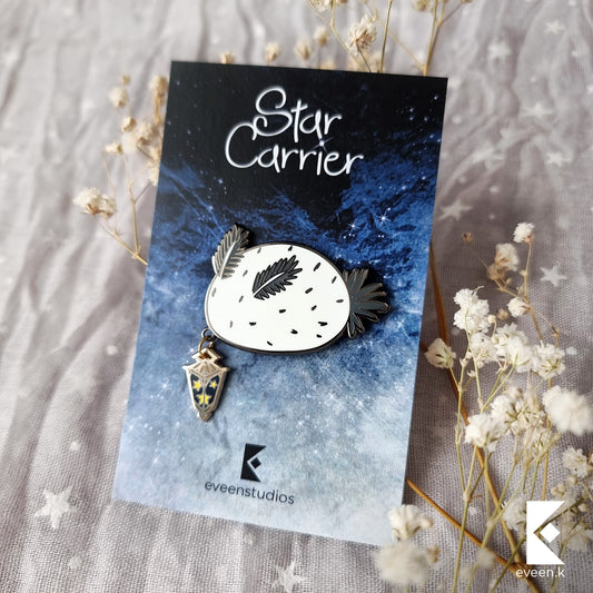 Sea Bunny Star Carrier Enamel Pin