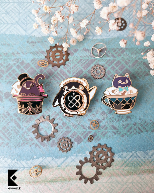 Lyney Genshin Emblem Pin