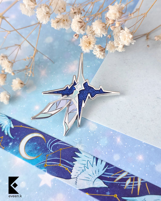 Skirk Genshin Emblem Pin