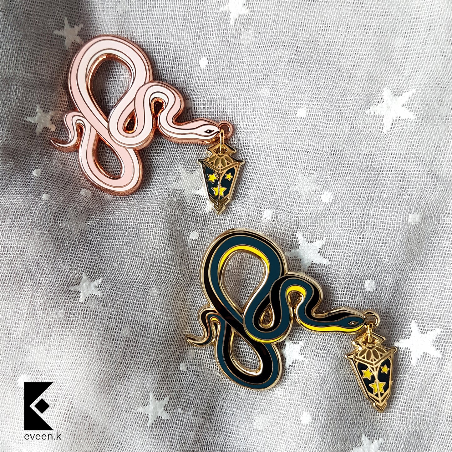 Snake Star Carrier Enamel Pin
