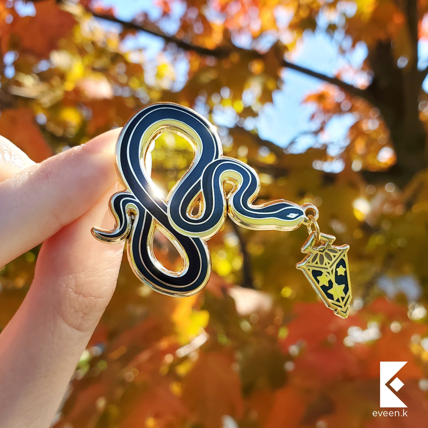 Snake Star Carrier Enamel Pin
