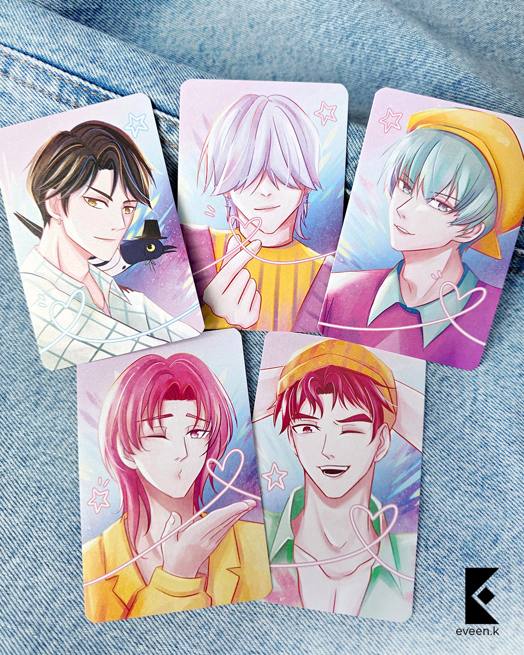 Soda Boys Enamel Pins and Photocards