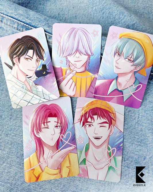 Soda Boys Enamel Pins and Photocards