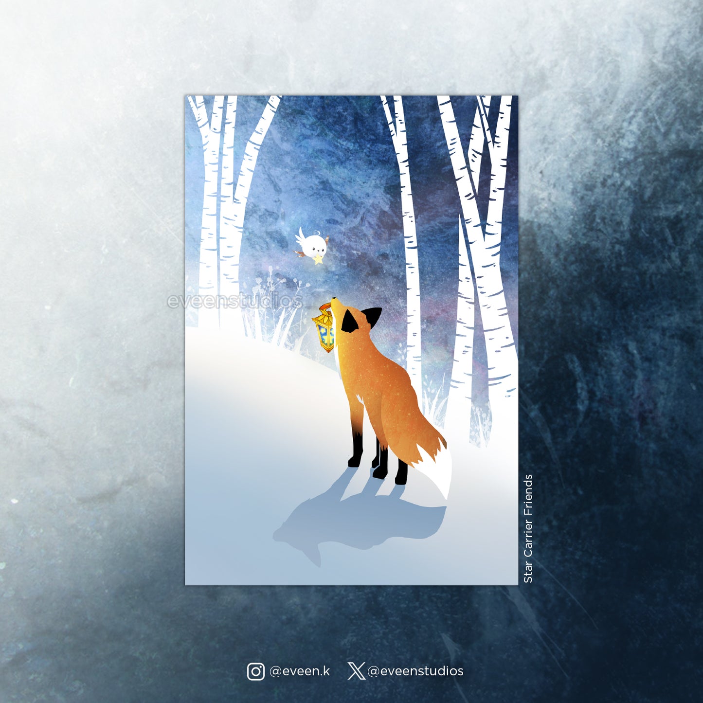 Bird and Fox Star Carrier Prints