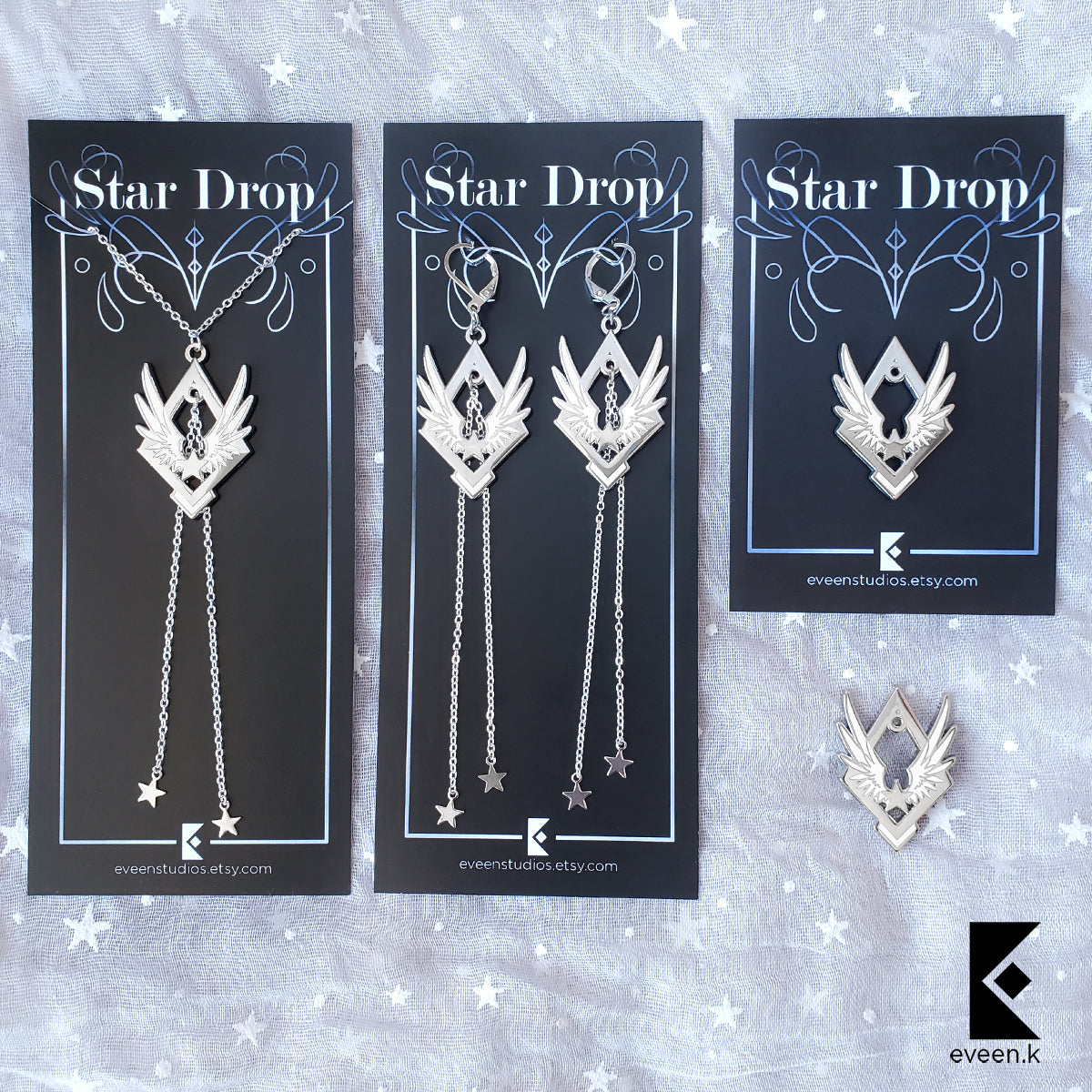 Star Drop Pin