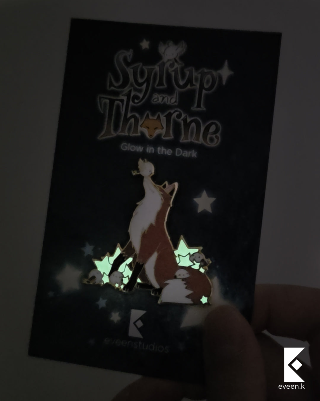 Starry Bird x Fox Enamel Pins