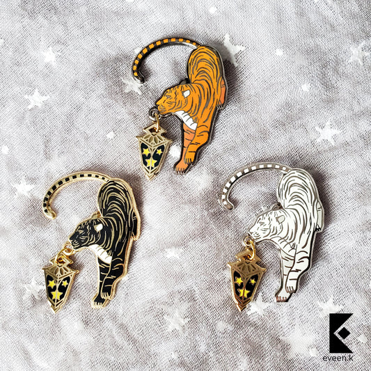 Tiger Star Carrier Enamel Pin