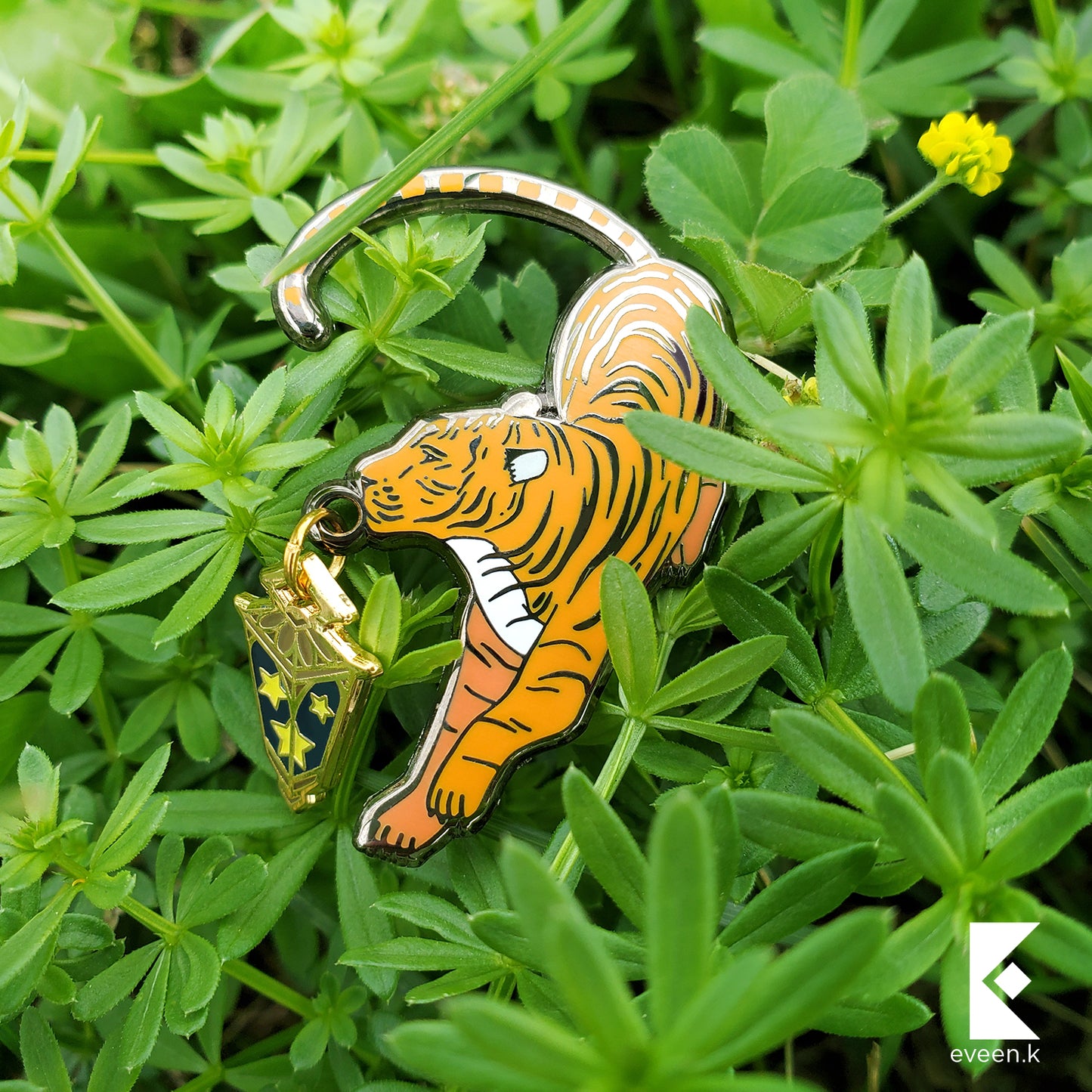 Tiger Star Carrier Enamel Pin