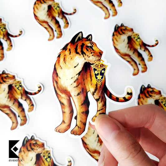 Tiger Vinyl Sticker