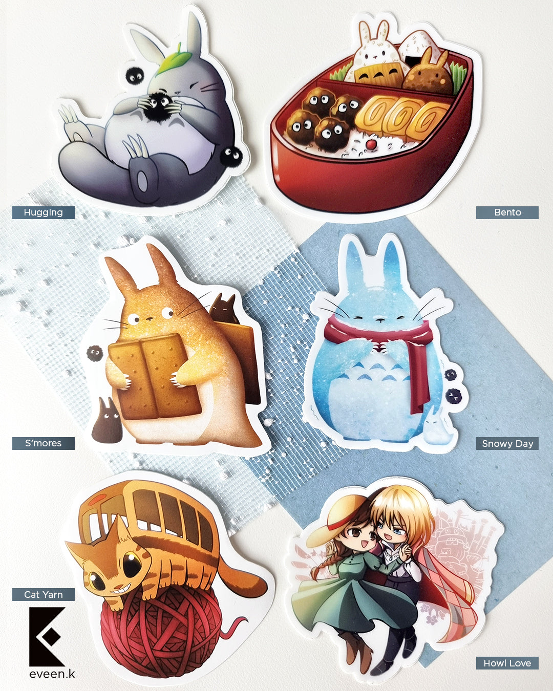 Classic Anime Movie Vinyl Stickers