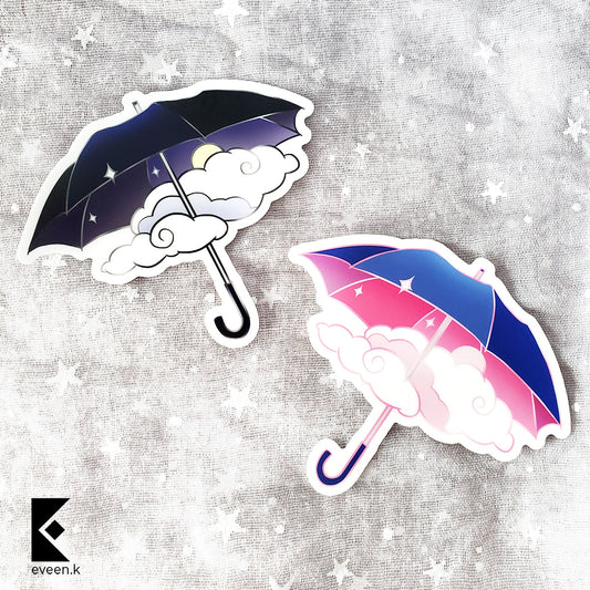 Umbrella Vinyl Sticker