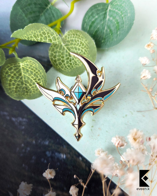 Varka Genshin Emblem Pin